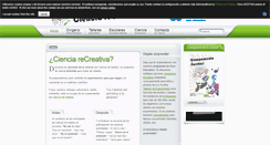 Desktop Screenshot of cienciarecreativa.es